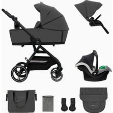 Kinderkraft Yoxı 3in1 Bebek Arabası Adaptörlü Set
