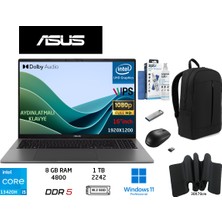 Asus vivobook S16 S3607VA Intel Core I5 13420H 8gb 1tb SSD W11 Pro 16" 144Hz Wuxga Duddi Çanta+Mouse+Mousepad+Usbbellek+Temizlikkit