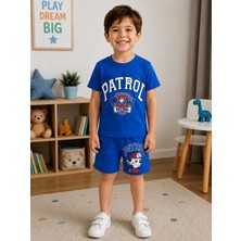 Murat Baby Paw Patrol Baskılı Erkek Çocuk Şortlu Takım – Mavi Yazlık Rahat Kombin💙 Miniklerin Favorisi Paw Patrol Karakterleriyle Tasarlanmış Bu Şık ve Rahat Takım, Yaz Günlerinin Vazgeçilmezi Olacak!