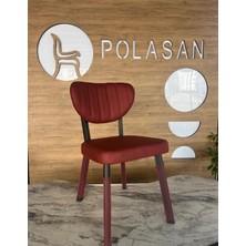 Polasan Elma Mutfak Sandalyesi Yemek Odası Bahçe Balkon Otel Restoran Kafe Sandalyesi Karışık Renk
