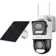 A442 4g E-Sim, Aov 7/24 Kayıt, Güneş Enerjili, 2 Kameralı, 8 Mp Çözünürlük, Ptz Güvenlik Kamerası