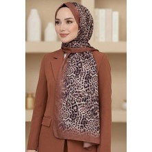 Hadiora Kadın Taba Leopar Elegance Şal