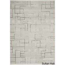 Sultan Halı Olympia SF205 Grey Antrasit (Kare Desen)