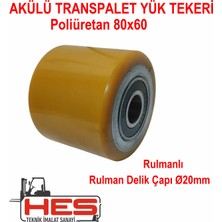 Akülü Transpalet Yüktekeri 80X60