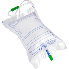 Compaqq T Musluklu Idrar Toplama Torbası 2000ML (Kontrol Valfli) 10 Adet