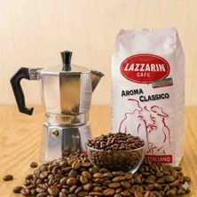 Prolite Retro Moka Pot Moka Pod ve Lazzini Çekirdek Kahve Set