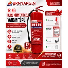 BRN 12 kg Kuru Kimyevi Tozlu Yangın Söndürme Tüpü