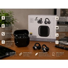 GUNKES Spilace NE-11S Bluetooth 5.3 Kablosuz Kulaklık Hd Ses Kalitesi Dokunmatik Kontrol Uzun Pil Ömrü Şarj Kutulu Suya Dayanıklı Ergonomik Tasarım