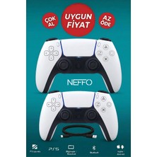 Neffo Ps5 Oyun Kolu 2 Adet Joystick Playstation 5 Tam Uyumlu Muadil