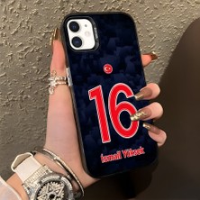 HONTINGA iPhone 11 ile Uyumlu Kılıfı Silikon Kenar Sert Arka Düşüme Önleyici Basitlik Anti Düşme Kamera Korumali Dünya Kupası 16 Numara Ismail Yüksek Desen Telefon Kılıfı K1-1219