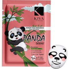 Kokoş Kıva Kağıt Yüz Maskesi Panda Figürlü