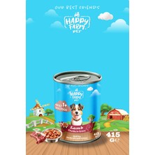 Happy Farm Yetişkin Yaş Köpek Maması Kuzu Etli 415 gr 36 Adet