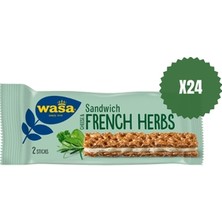 Wasa French Herbs/ Baharatlı & Krem Peynirli Sandviç 30 gr x 24 Adet