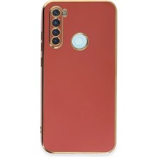 Eco Port Xiaomi Redmi Note 8 Kılıf Volet Silikon - Kırmızı