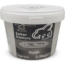 Dr Paste Şeker Hamuru  2,5 kg - Siyah