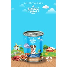 Happy Farm Yetişkin Yaş Köpek Maması Biftekli 415 gr 36 Adet