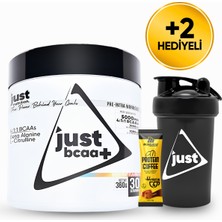 Just Nutrition BCAA Amino Asit Tozu 360 Gr 30 Servis Karışık Meyve + Shaker + Protein Kahve Hediyeli