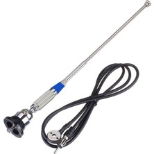 Space Otovo Oto Universal Yaylı Anten 53CM Nikel
