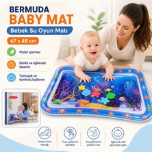 Trentsepet Bermuda Bebek Su Oyun Matı 67X48 cm | Şişme Duyu Gelişim Matı | Tummy Time Aktivite Matı