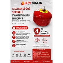 BRN 12 kg Foam Köpük Sprinkli Yangın Söndürme Cihazı