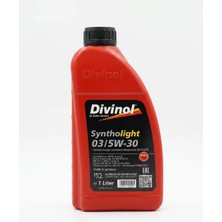 Zeller Gmelin Divinol Syntholight 03 5W-30 Motor Yağı (1 Lt= 0,85 Kg)