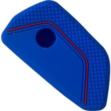 Space Silikon Anahtar Kılıfı Koyu Mavi Golf8