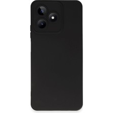 Eco Port Realme C53 Kılıf Nano Içi Kadife Silikon - Siyah