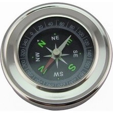 Renas Store Yuvarlak Metal Kasa Dalı Pusula 60MM