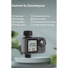 Konk Tools Akıllı Bahçe Sulama Dijital Su Zamanlayıcısı - LCD Ekranlı, Ipx5 Su Geçirmez, Hassas Ayarlı