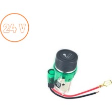 Space Otovo Yeşil Işıklı Çakmak 24V(KOLAY Montaj)