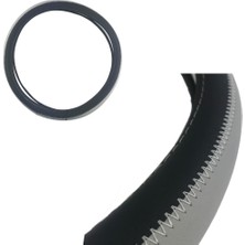 Space Şıkotovo Direksiyon Kılıfı 38CM, Siyah/gri