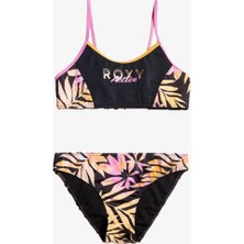 Roxy Actıve Joy Lette Set Çocuk Siyah Bikini Takımı ERGX203478-KVJ8