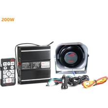 Space Kompakt Oto Küçük Siren 200W Güçlü Ses