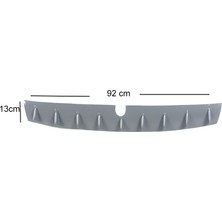 Space Sportif Araç Arka Spoiler - Ducktail Stil Gri