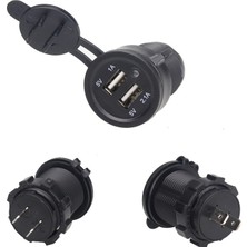 Space Otovo Araç Çift USB Hızlı Şarj Soket Adaptörü 12-24V