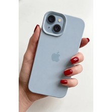 Pronorth Iphone 15 Uyumlu Kılıf Logolu Lansman Soft Yumuşak Içi Kadife Silikon Kapak