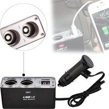 Space Otovo 2 x USB ve Çakmak Soketi 53CM Kablo