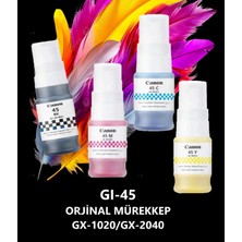 Canon Gı-45 Orijinal 4 Renk Mürekkep Seti GX1040 - GX2040