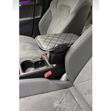 Startcar Audi S Serisi S4 Kapitoneli Araç Kolçak Kol Dayama Minderi Gri Scr