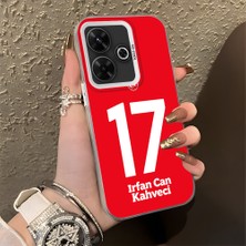 HONTINGA Poco M6 ile Uyumlu Kılıfı Silikon Kenar Sert Arka Düşüme Önleyici Basitlik Anti Düşme Kamera Korumali Dünya Kupası 17 Numara Irfan Can Kahveci Desen Telefon Kılıfı K1-1220
