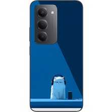 Le Balvo Redmi 15 Uyumlu Kulaklı Kedi Baskılı Silikon Kılıf
