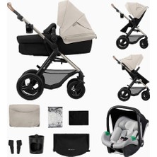 Kinderkraft Moov 2 Aır 3in1 Bebek Arabası Mınk Pro Set
