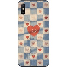Le Balvo Redmi 9A Uyumlu Kalplerin Gülümsemesi Baskılı Silikon Kılıf