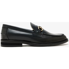 Duke + Dexter Wilde Bit Loafer Siyah Deri Erkek Ayakkabı