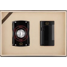 Cohiba Özel Seri Partagas Serie P No:2 Çakmak Kesici Ikili Siyah Puro Seti - TR7712