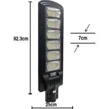 Hightek HT-3905 600W Solar Sokak Lambası Hareket Sensörlü - Kumandalı