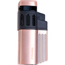 Cohiba 4 Torch Pürmüz Delici Bronz Siyah Metal Puro Çakmağı - TR9543