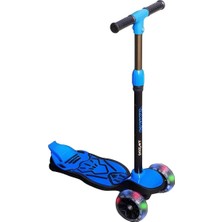 Kolat Chanky 3 Tekerlekli Işıklı Mavi Scooter