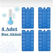 YDGR Serin Tutucu 4'lü Buz Aküsü Seti - Buz Kasedi Tasarımıyla Soğukluğu Korur - 4 Adet
