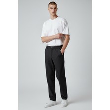 Little Cup Jeans Co  Erkek Siyah Baggy Fit Rahat Kalıp Beli Lastikli Pantolon